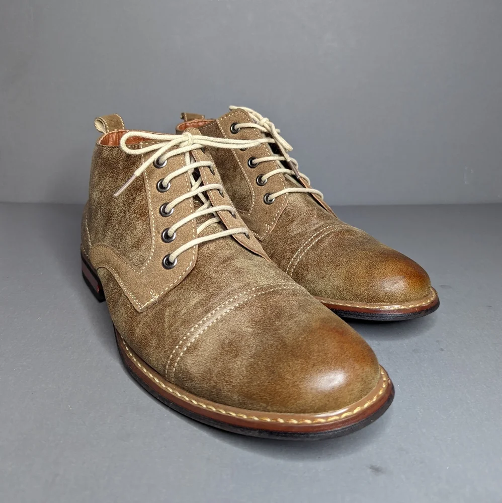 Ferro Aldo Brown Suede Ankle Boot - Picture 1 of 9